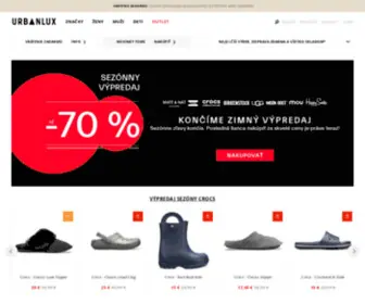 Urbanlux.sk(Predaj značkovej obuvi a módnych doplnkov) Screenshot
