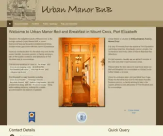 Urbanmanor.co.za(Urban Manor) Screenshot