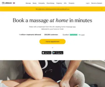 Urbanmassage.com(Mobile Wellness) Screenshot