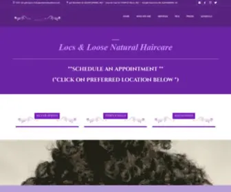 Urbannaturalhair.com(Homepage temp) Screenshot