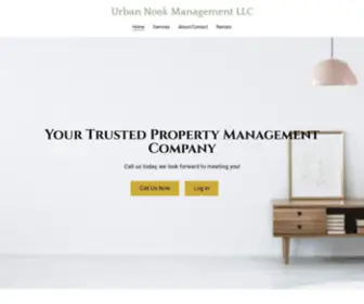 Urbannookmanagement.com(Urban Nook Management LLC in Bozeman) Screenshot