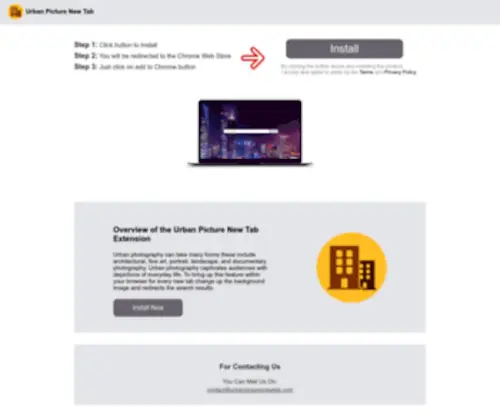 Urbanpicturesnewtab.com(Urbanpicturesnewtab) Screenshot