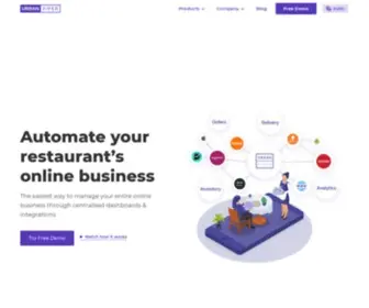 Urbanpiper.com(The only integration solution you need for Swiggy/Zomato/Amazon Food and to manage your own online store) Screenshot