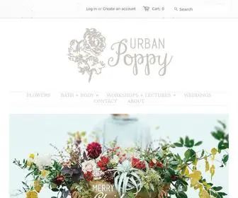 Urbanpoppy.com(Savannah's very own botanical boutique and wedding design studio) Screenshot