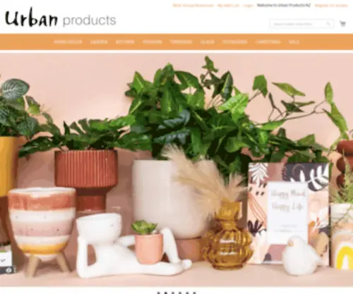 Urbanproducts.co.nz(Urban Products) Screenshot