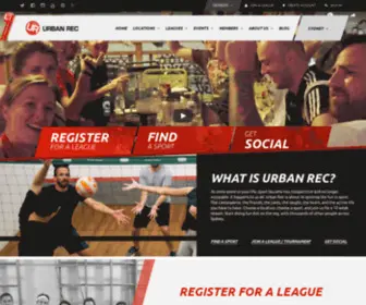 Urbanrec.com.au(Urban Rec) Screenshot