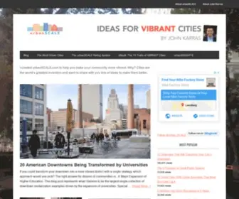 Urbanscale.com(Ideas for VIBRANT Cities) Screenshot