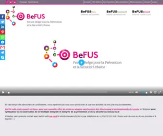 Urbansecurity.be(Belgian Forum for Urban Security) Screenshot