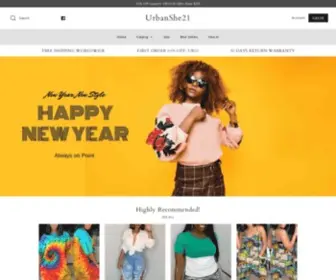 Urbanshe21.com(Ladies Online Clothing Fashion Boutique) Screenshot