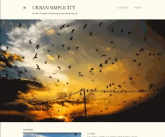 Urbansimplicity.com(Urban Simplicity) Screenshot