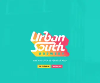 Urbansouthbrewery.com(Urban South Brewery) Screenshot