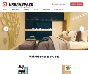 Urbanspaze.com(Interiors Designers in Bangalore) Screenshot