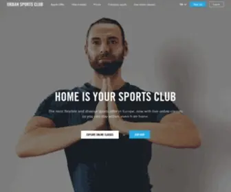 Urbansportsclub.com(Urban Sports Club) Screenshot
