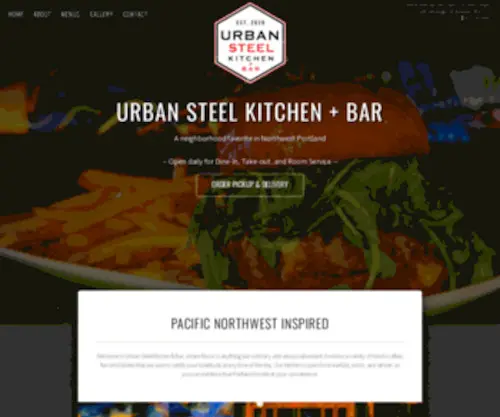 Urbansteelkitchen.com(Restaurants in Northwest Portland) Screenshot