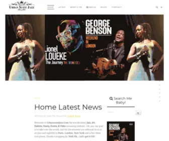 Urbansuitejazz.com(Home news) Screenshot