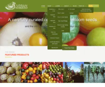 Urbantomato.ca(Heirloom Tomato and Vegetable Seeds) Screenshot