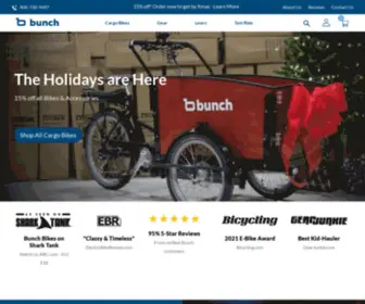 Urbantribecargobicycles.com(Bunch Bikes) Screenshot