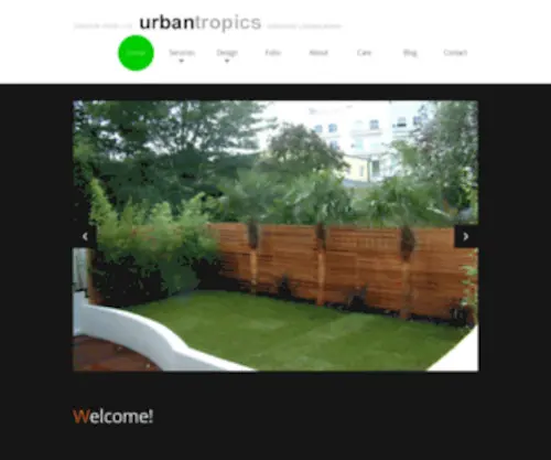 Urbantropics.co.uk(Garden design London) Screenshot