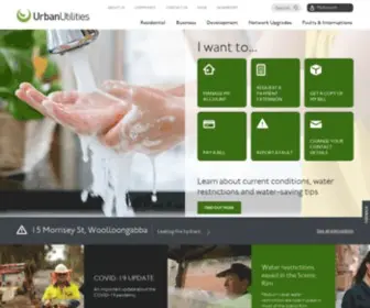 Urbanutilities.com.au(Queensland Urban Utilities) Screenshot