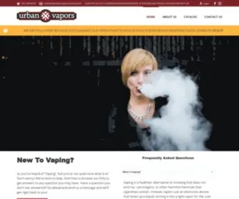 Urbanvaporsonline.com(Urban Vapors) Screenshot