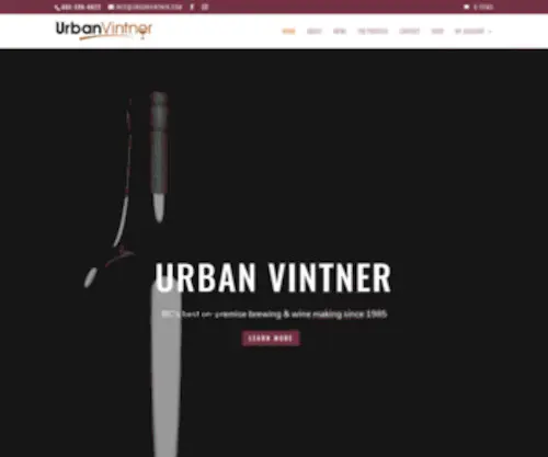 Urbanvintner.com(Urban Vintner) Screenshot