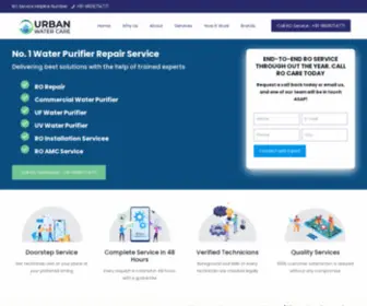 Urbanwatercare.in(Urban Water Care) Screenshot