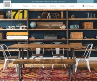 Urbanwoodgoods.com(Reclaimed Wood Furniture) Screenshot