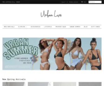 Urbanxxluxe.com(Urban Luxe) Screenshot