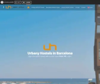 Urbanyhostels.com(Urbany Hostels in Barcelona) Screenshot