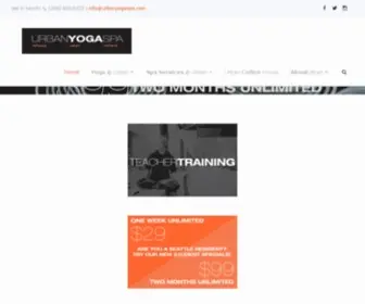 Urbanyogaspa.com(Urban Yoga Spa) Screenshot