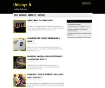 Urbanys.fr(Le blog d'Urbanys) Screenshot