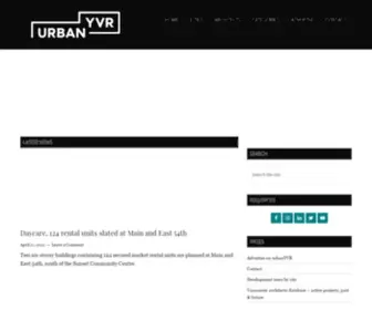 Urbanyvr.com(Vancouver real estate) Screenshot