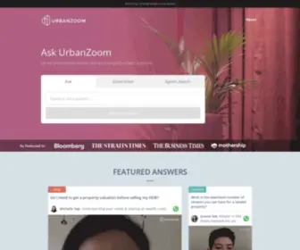 Urbanzoom.com(Predictive AI Research & Insights For Singapore Homes) Screenshot