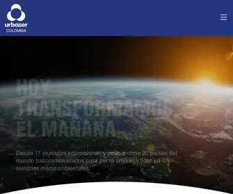 Urbaser.co(Urbaser Colombia) Screenshot