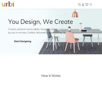 Urbi.com.au(Urbi Furniture) Screenshot