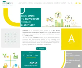 Urbiofin.eu(URBIOFIN Project) Screenshot
