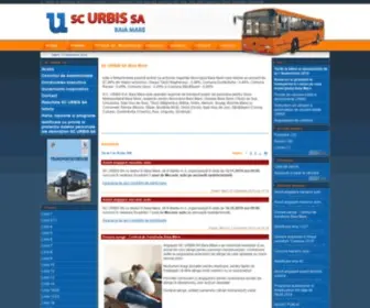 Urbisbaiamare.ro(SC URBIS SA Transport Local Baia Mare) Screenshot