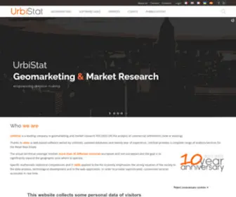 Urbistat.com(Geomarketing & Market Research) Screenshot