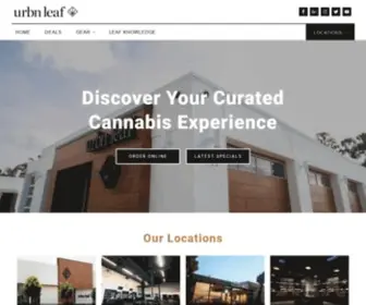 Urbnleaf.com(Our San Diego dispensary) Screenshot