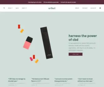 Urbul.com(Urbul is a leading CBD brand) Screenshot