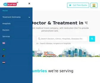 Urcures.com(Ur Cures) Screenshot