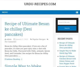 Urdu-Recipes.com(Simple Food Recipes) Screenshot