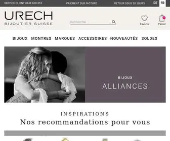 Urech.com(URECH BIJOUTIER SUISSE) Screenshot