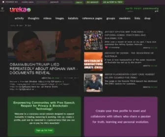 Ureka.org(Earth Heart Community) Screenshot