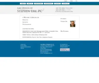 Urelaw.com(Stephen ure attorney) Screenshot