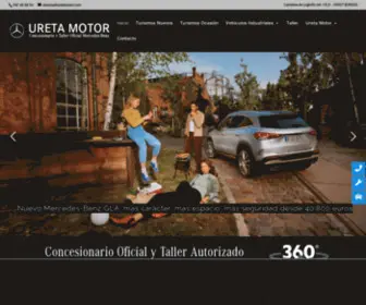Uretamotor.com(Concesionario Mercedes Benz en Burgos y Aranda de Duero) Screenshot