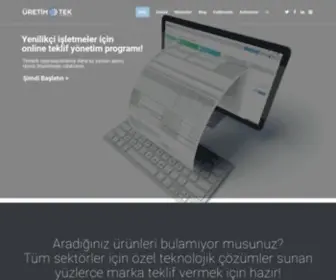 Uretimtek.com(Üretimtek) Screenshot
