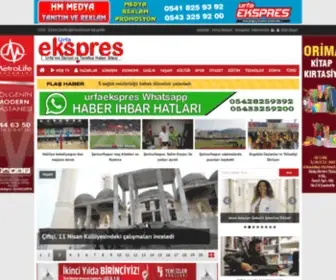Urfaekspres.com(Urfa Ekspres Haber) Screenshot