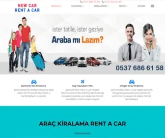 Urfanewcar.com(Şanlıurfa rent A car) Screenshot