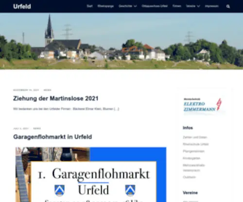 Urfeld.de(Urfeld) Screenshot